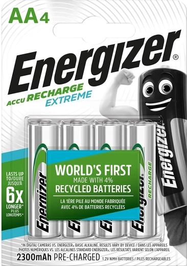 Energizer Extreme AA HR6 baterii reîncărcabile 2300 mAh, 4 buc