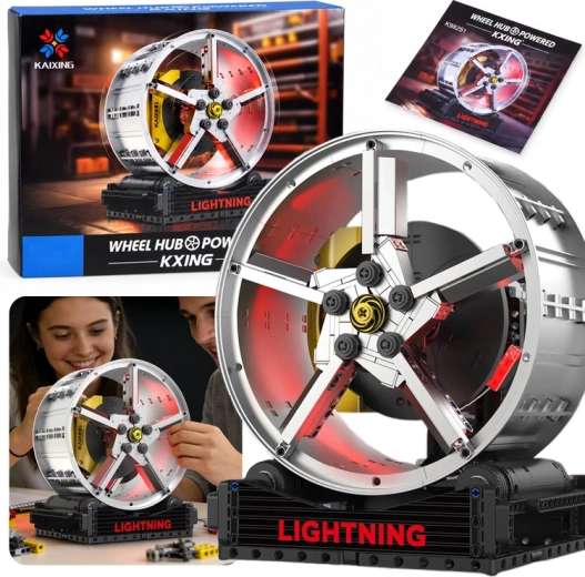 Set tehnic de construcție pentru roată rotativă cu acționare electrică și iluminare
