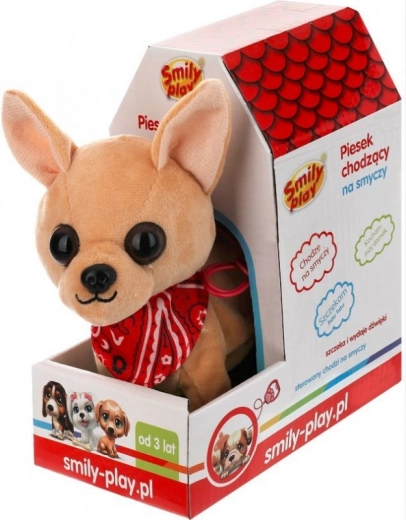 Cățeluș de pluș interactiv Chihuahua SMILY PLAY