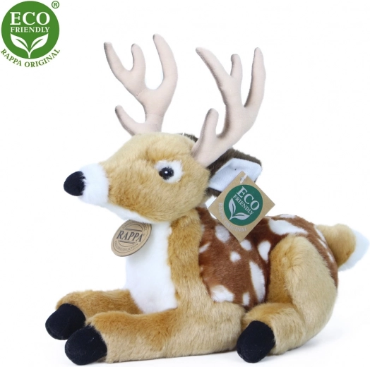 Cerb/ căprior de pluș culcat 21 cm ECO-FRIENDLY