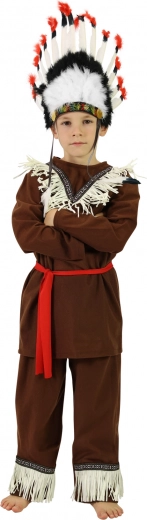 costum indian pentru copii cu eșarfă, mărimea s