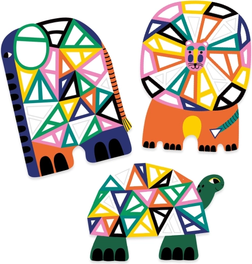 Mozaicuri ușoare cu animăluțe din savană