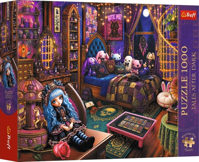Puzzle Trefl Premium Plus Tales After Dark: Păpușă gotică 1000 de piese