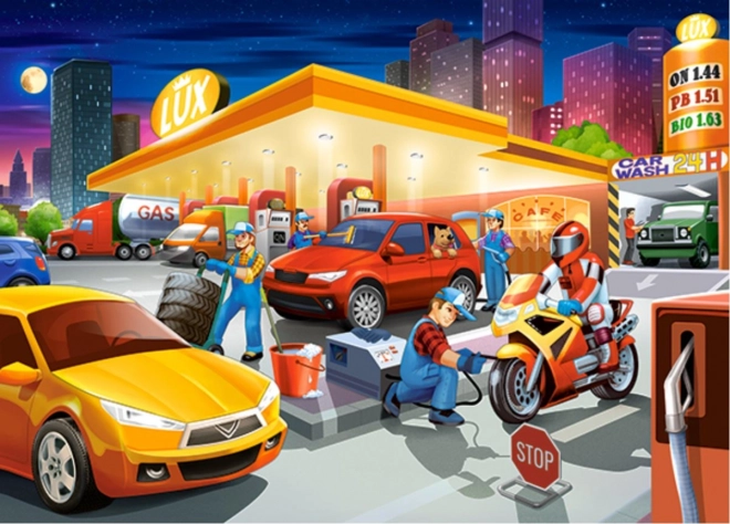 Puzzle 60 piese – stație de alimentare