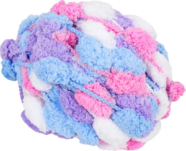 Fir pom‑pom moale pentru un aspect pufos