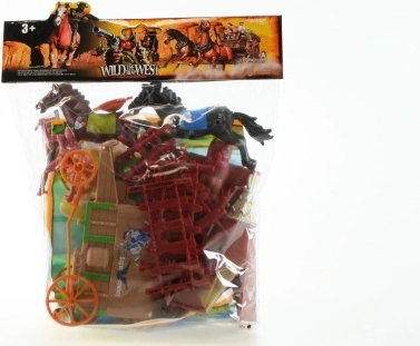 Set Vestul Sălbatic – indieni din plastic cu accesorii