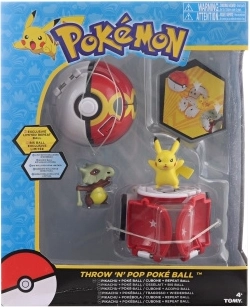 Pokémon Clip N Go Poké Ball cu figurină Pikachu