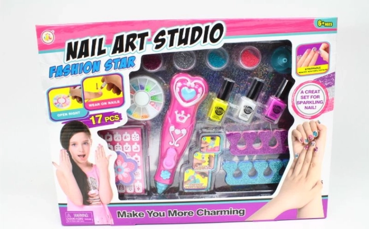 Set creativ pentru unghii pentru copii – studio de unghii