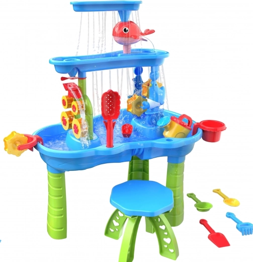 Lume acvatică pe trei niveluri cu cascade