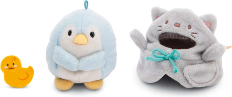 Set drăgălaș 3 în 1: Waddle, costum de pisică și rățușcă