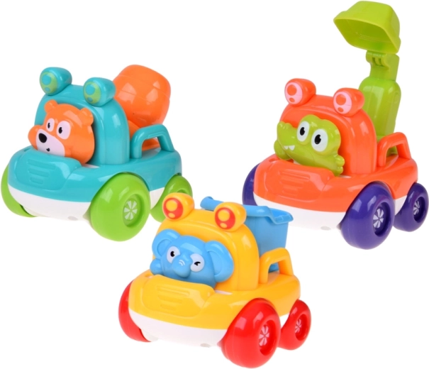 Trei vehicule de construcții îndrăgite