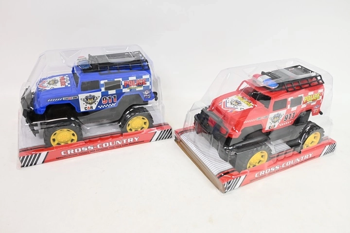 Jeep de poliție RC 25 cm cu telecomandă (control pe 2 canale)