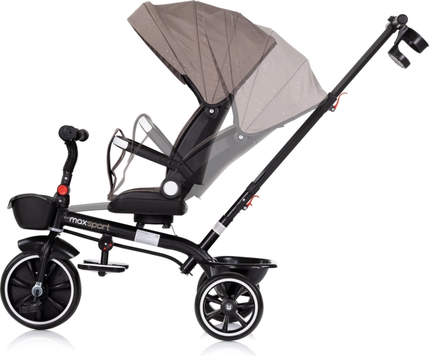 Scaun rotativ 360° și dotări practice