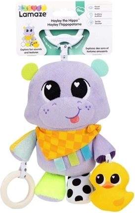 Jucărie suspendată Lamaze Hippo Hayley cu clips