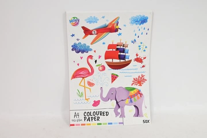 Hârtie colorată CCG A4, 50 de coli