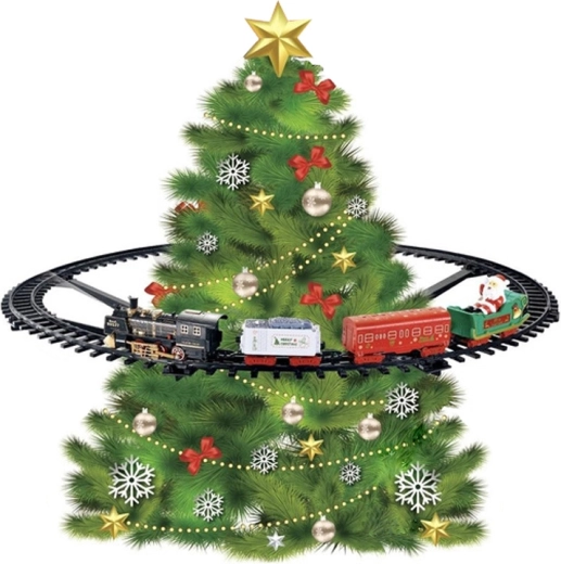 Montaj ușor în jurul bradului de Crăciun