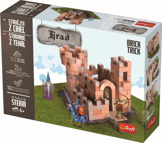 Set de construcție din cărămizi BRICK TRICK – castel