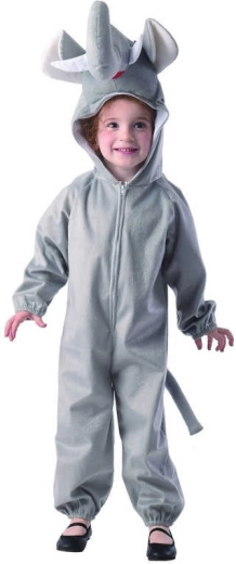 Costum de carnaval elefant pentru copii XS (92–104 cm)
