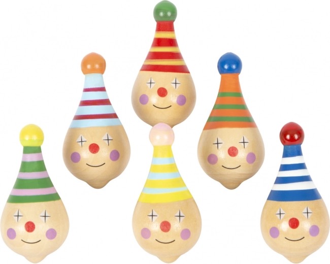 Titirez din lemn cu motiv de clovn SMALL FOOT