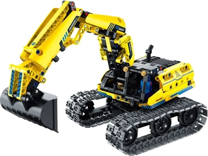 Excavator cu braț și cupă mobile