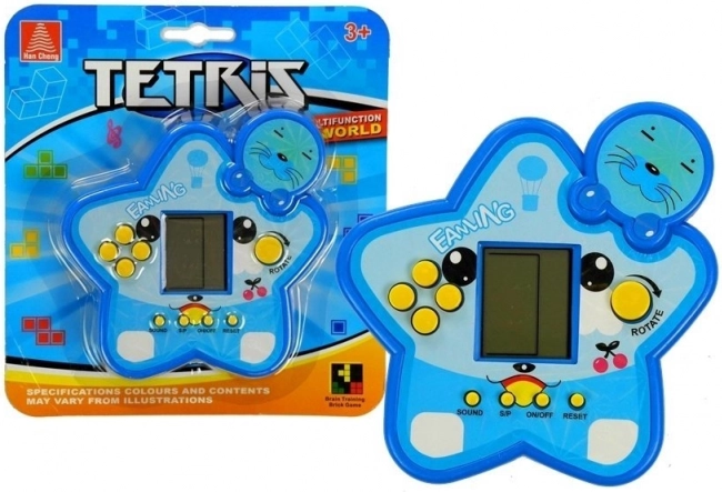 Joc electronic TETRIS în formă de stea – albastru
