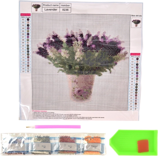 Pictură cu diamante Levan 30 × 30 cm