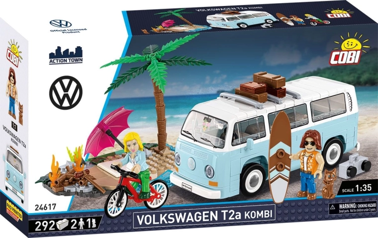 Cobi Volkswagen T2a kombi set de construcție 1:35 (292 de piese)