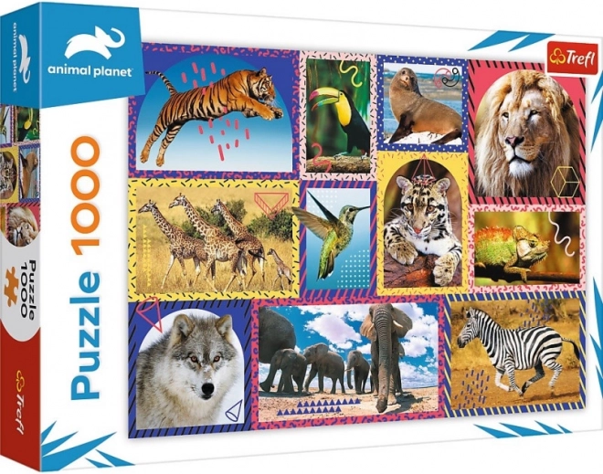 Puzzle Lumea sălbatică 1000 de piese