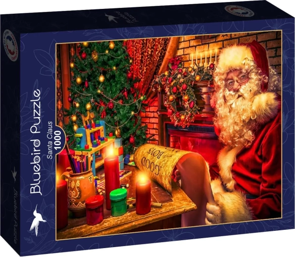 Puzzle Bluebird Moș Crăciun 1000 de piese
