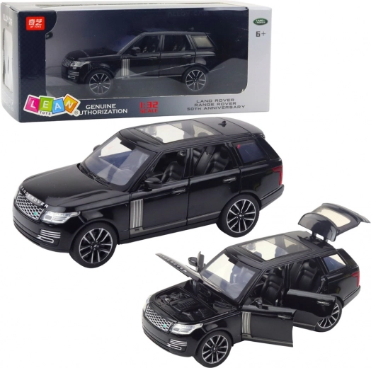 Model metalic RANGE ROVER 1:32 cu părți mobile și efecte sonore – negru