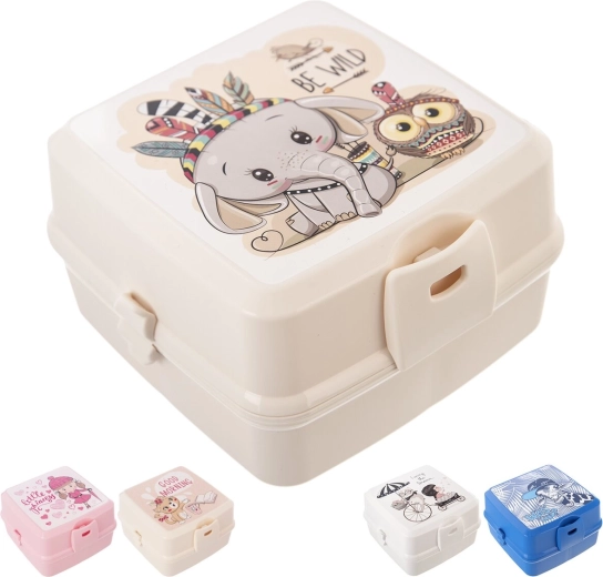 Orion Hobby cutie pentru gustare compartimentată 15 × 15 × 9 cm (mix de culori)