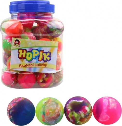 Jucărie minge saltantă de marmură