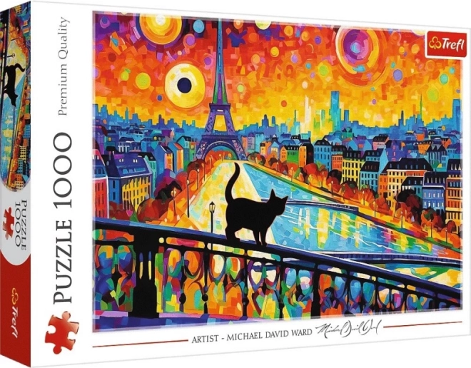 Puzzle 1000 piese Pisici în Paris