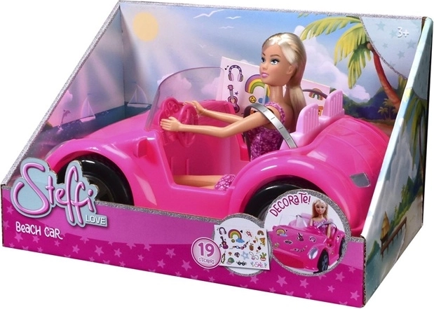 Steffi Love mașină de plajă cu păpușă
