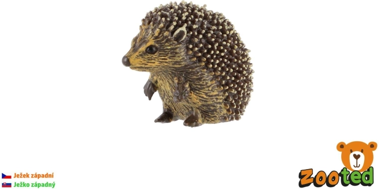 Figurină de arici european Zooted 4 cm