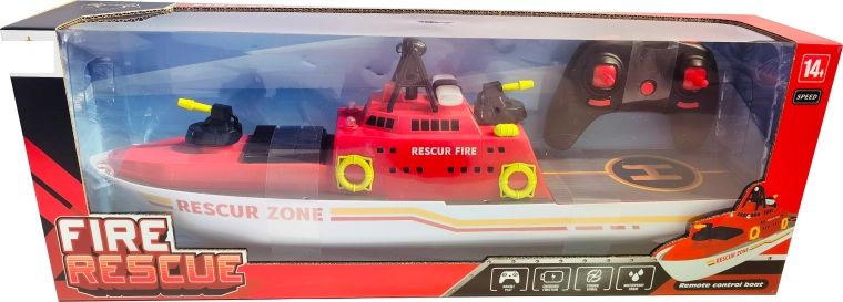 Sparkys RC barcă de salvare pompieri 1:10 cu tun de apă funcțional