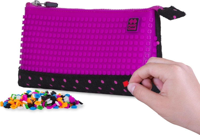 Pixie Crew penar mare negru cu bulină fucsia