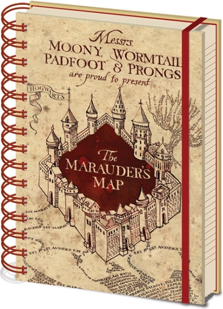Caiet A5 spiralat Harry Potter