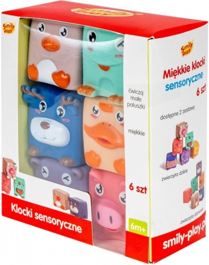 Cărămizi Colorate cu Forme de Animale pentru Copii