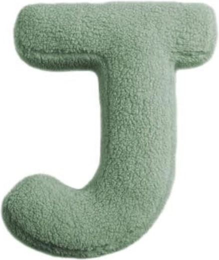 Mealini literă de pluș j verde - 1 bucată