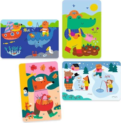 Patru anotimpuri în scene drăgălașe