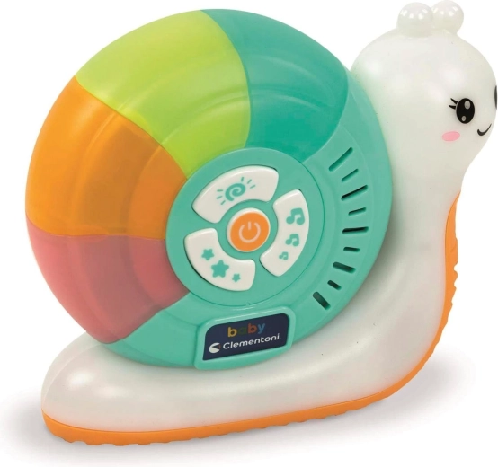 Veioză de noapte melc cu melodii CLEMENTONI Baby