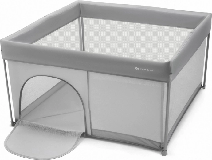 Țarc pentru copii Kinderkraft Ziki Light Grey