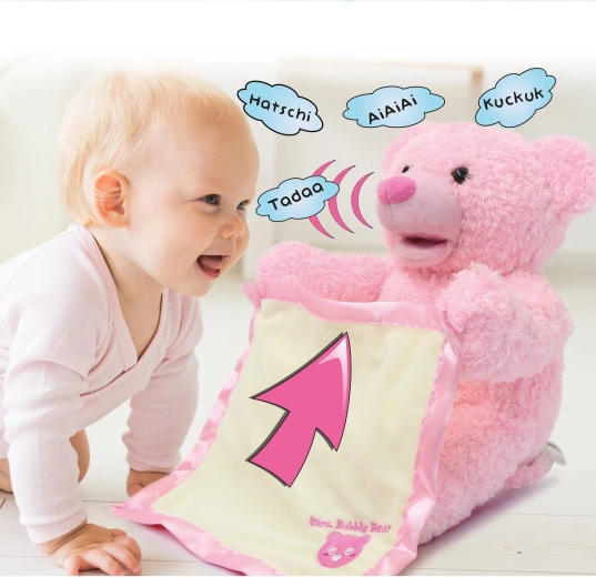 Ursulețul de pluș interactiv Mrs. Babble Bear, roz