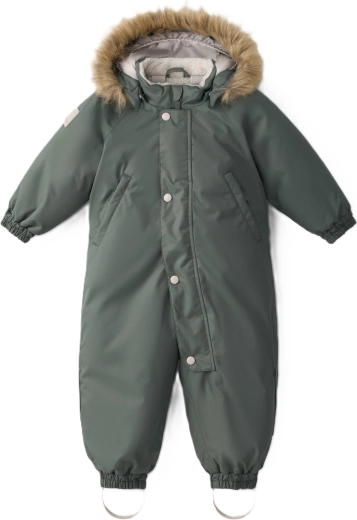 Combinezon de iarnă Leokid Hero Vetiver Green, mărimea 92