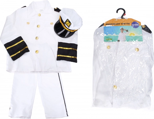 Costum de carnaval pentru copii marinar M (110–120 cm)