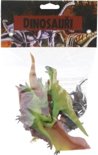 Figurine dinozauri 5 bucăți în săculeț