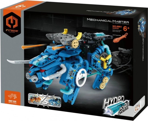 set de construcție im.master taur de luptă hidraulic, 623 piese