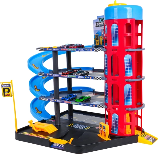 Lift manual și trei etaje de distracție