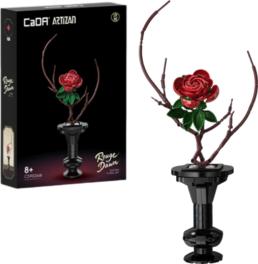 Set de construcție CaDA flori Rouge Dawn 43 cm - 1 bucată